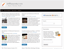 Tablet Screenshot of jeffrasansky.com